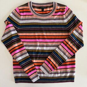 NWOT J.Crew Tippi striped sweater / 100% merino wool / small
